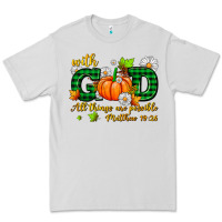 Dove Grey with god all things are possible Premium Tee - AdoDesignShop