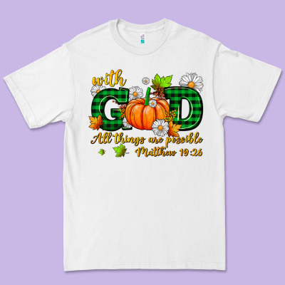 With God All Things Are Possible Premium Tee Designed By Adodesignshop