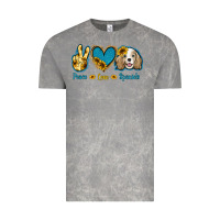 Cloud Rock Peace Love Cocker Spaniel Vintage Tee - Jasminsmagicworld