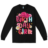 Black birthday girl Long Sleeve Tee - MaliasSmallBusiness