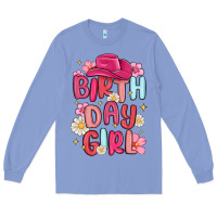 Colony Blue birthday girl Long Sleeve Tee - MaliasSmallBusiness