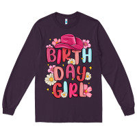 Plum birthday girl Long Sleeve Tee - MaliasSmallBusiness