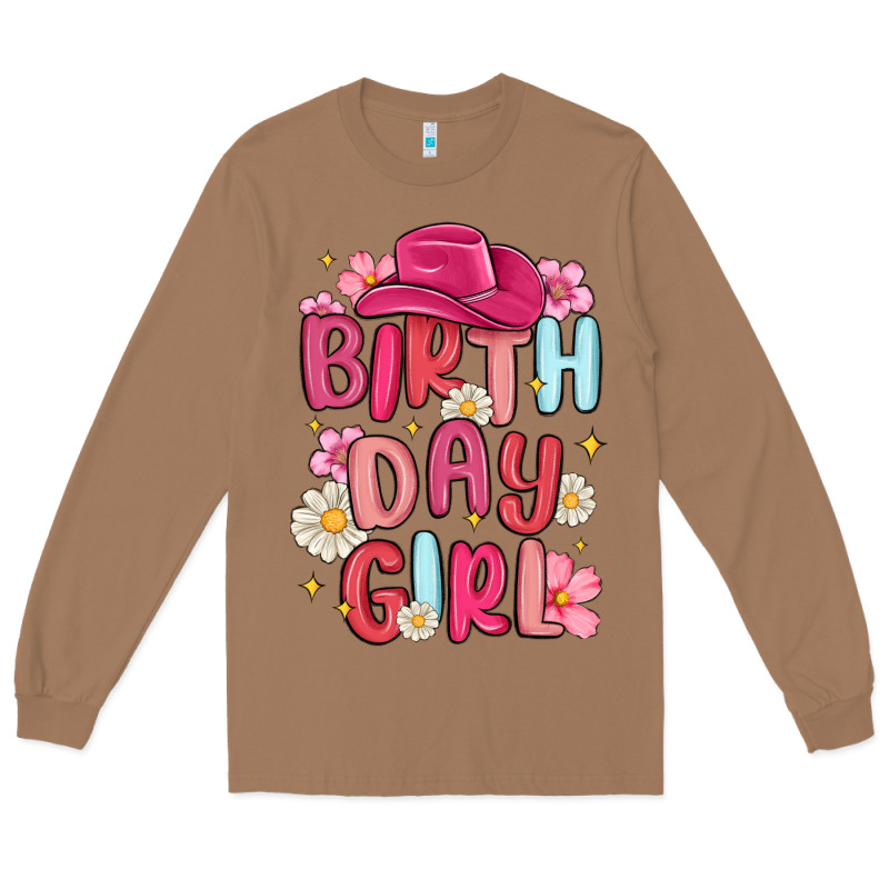 Birthday Girl Long Sleeve Tee by MaliasSmallBusiness | Teevron