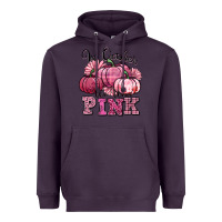 Plum in october we wear pink pumpkin Heavyweight Hoodie - texasbilliewilder