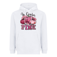 White in october we wear pink pumpkin Heavyweight Hoodie - texasbilliewilder