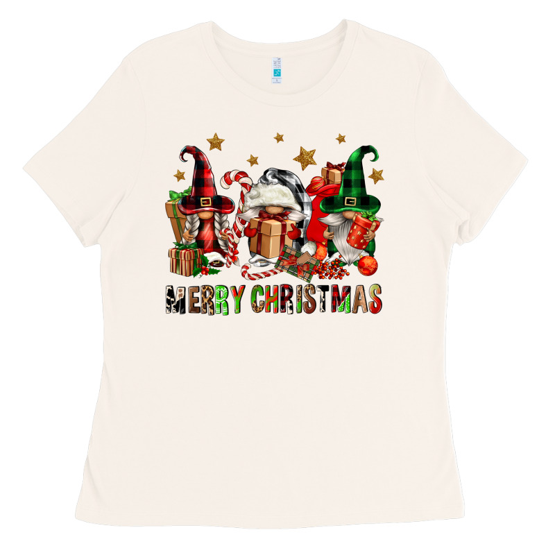 Merry Christmas Buffalo Gnomies Ladies Tee by FaDigitalArtStudio | Teevron