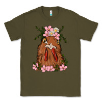 Army Green chicken Classic Tee - MaliasSmallBusiness