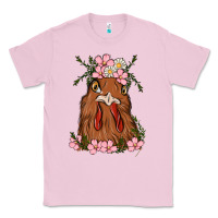 Bubblegum Pink chicken Classic Tee - MaliasSmallBusiness