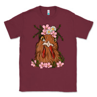 Burgundy chicken Classic Tee - MaliasSmallBusiness