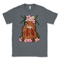 Charcoal Heather chicken Classic Tee - MaliasSmallBusiness