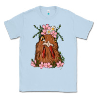 Dusty Blue chicken Classic Tee - MaliasSmallBusiness