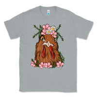 Heather Grey chicken Classic Tee - MaliasSmallBusiness