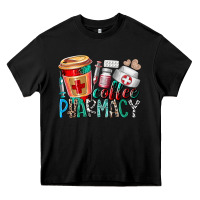 Black coffee pharmacy Heavy Core Tee - RacoonDesign
