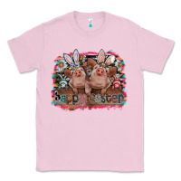 Bubblegum Pink Happy Easter Classic Tee - CowhideDigitalArt