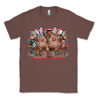 Chestnut Happy Easter Classic Tee - CowhideDigitalArt