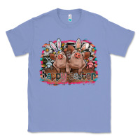 Colony Blue Happy Easter Classic Tee - CowhideDigitalArt