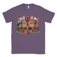 Lavender Happy Easter Classic Tee - CowhideDigitalArt