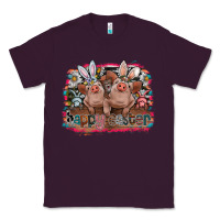 Plum Happy Easter Classic Tee - CowhideDigitalArt