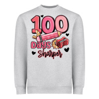 100 Days Sharper School Heavyweight Sweatshirt | Teevron