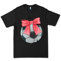 Black coquette soccer bow Premium Tee - JahusDesignShop