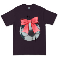 Plum coquette soccer bow Premium Tee - JahusDesignShop