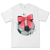 White coquette soccer bow Premium Tee - JahusDesignShop