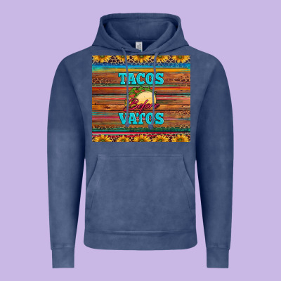 Tacos Before Vatos Vintage Hoodie Designed By Barkaloodesign