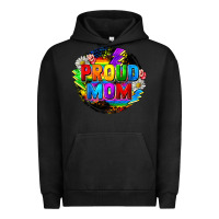 Pigment Black proud mom lgbt Urban Hoodie - FaDigitalArtStudio