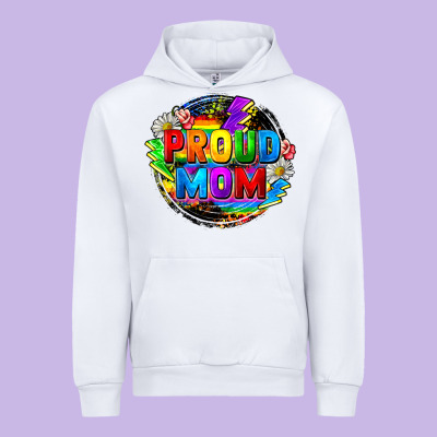 Proud Mom Lgbt Urban Hoodie Designed By Fadigitalartstudio