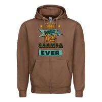 Chestnut world's best grampa ever Zipper Hoodie - Jasminsmagicworld