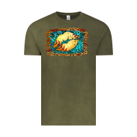 Vintage Olive Softball Lips Vintage Tee - Jasminsmagicworld