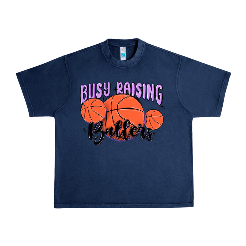 Busy Raising Ballers Urban Heavy Tee by MaliasSmallBusiness | Teevron