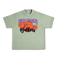 Oil Green busy raising ballers Urban Heavy Tee - MaliasSmallBusiness