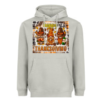 Moon Dust Happy Thanksgiving gnomes Heavyweight Hoodie - NancyCooperArtShop