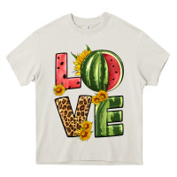 Cream love watermelon Heavy Core Tee - HRA Design Shop