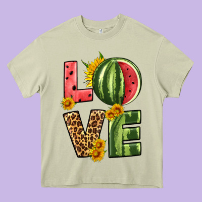 Love Watermelon Heavy Core Tee Designed By Hra Design Shop