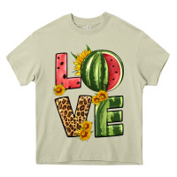 Mossy love watermelon Heavy Core Tee - HRA Design Shop