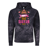 Cloud Black world's best sister ever Vintage Hoodie - Jasminsmagicworld