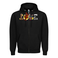 Black love crawfish western mardi gras Zipper Hoodie - Jasminsmagicworld