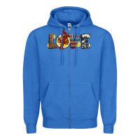 True Royal love crawfish western mardi gras Zipper Hoodie - Jasminsmagicworld