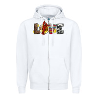 White love crawfish western mardi gras Zipper Hoodie - Jasminsmagicworld