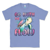 Go With Flow Turtle Classic Tee | Teevron
