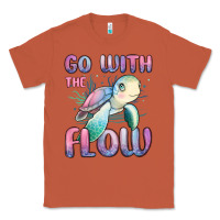 Copper go with flow turtle Classic Tee - MaliasSmallBusiness