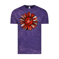 Cloud Purple Ladybug Sunflower Vintage Tee - Jasminsmagicworld