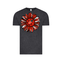 Vintage Black Ladybug Sunflower Vintage Tee - Jasminsmagicworld