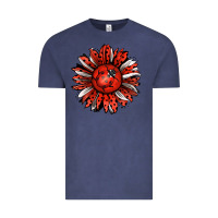 Vintage Denim Ladybug Sunflower Vintage Tee - Jasminsmagicworld