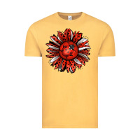 Vintage Mustard Ladybug Sunflower Vintage Tee - Jasminsmagicworld