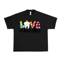 Black love dentallife Urban Heavy Tee - AdoDesignShop
