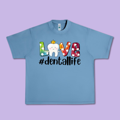 Love Dentallife Urban Heavy Tee Designed By Adodesignshop
