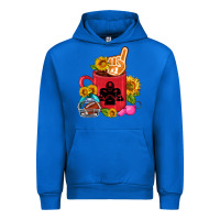 Cobalt Western Football Coffee cup Urban Hoodie - FaDigitalArtStudio